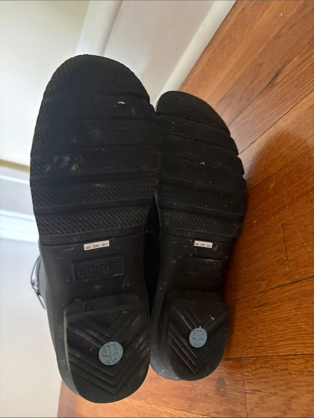 Hunter Black Tall Rain Boots